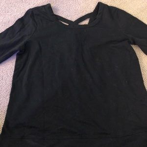 long sleeve black sweater